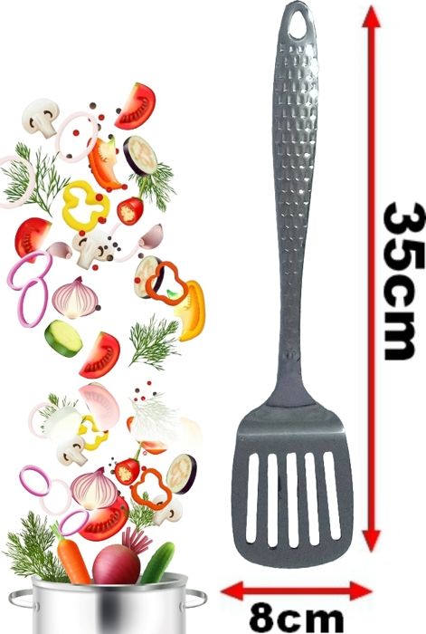 Spatule ajourée en acier inoxydable