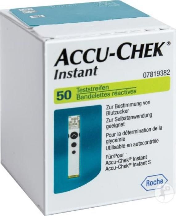 Accu-Chek Instant Bandelettes Réactives 50 Pièces
