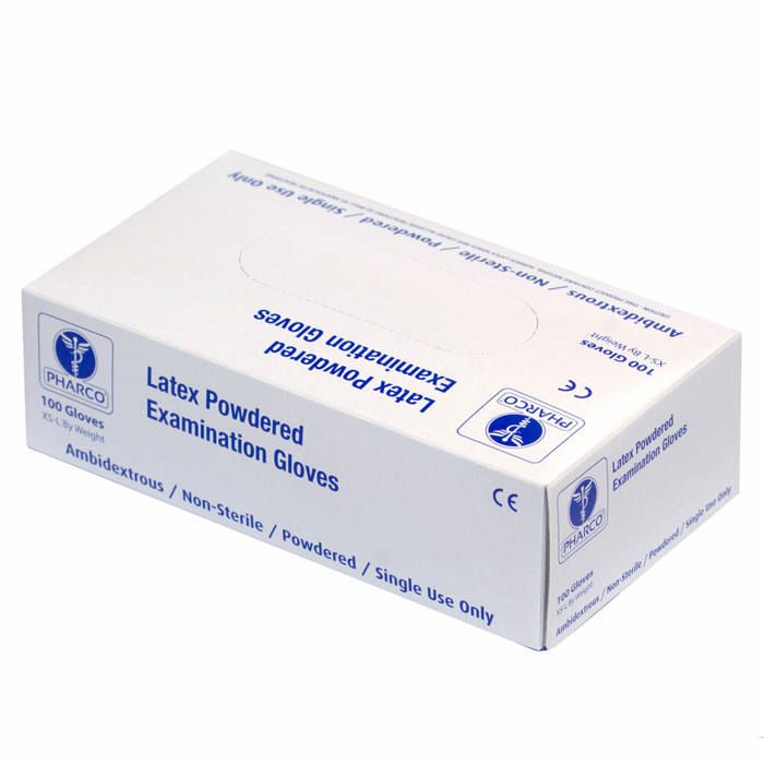 GANTS EXAMEN EN LATEX PharcoMedic