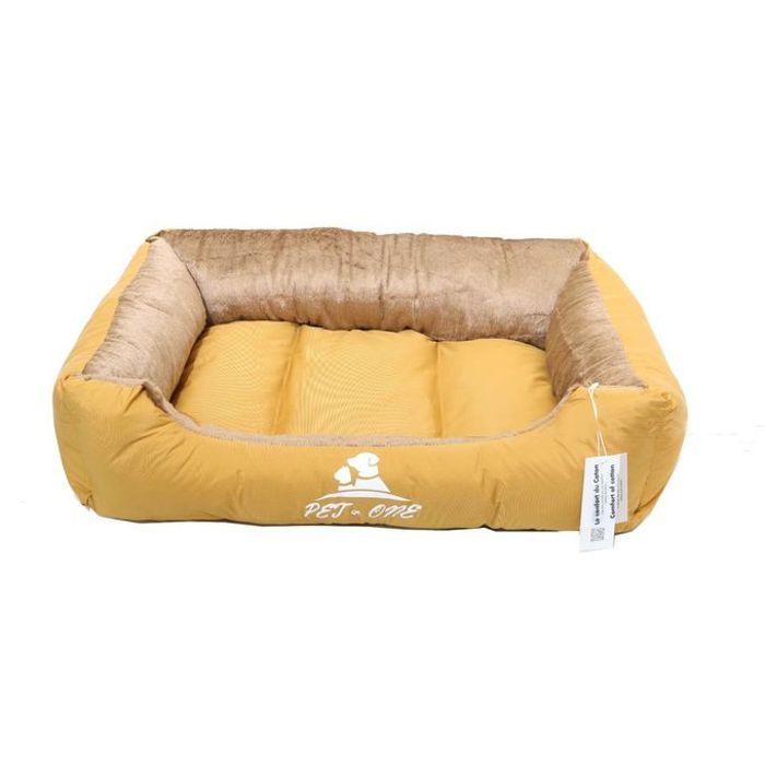 Lit pour chat et chien - jaune taille M