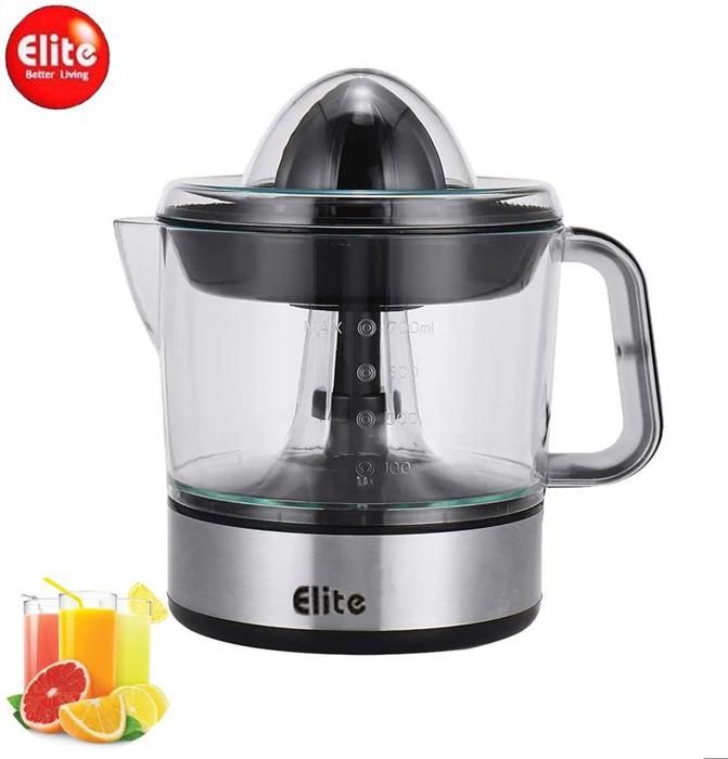 Elite Presse Agrumes Electrique pour Orange et citron Presse-fruits Jus 700ml, 40W