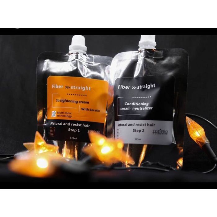 Fiber Kit professionnel de lissage FIBER-STRAIGHT pleins de brillance en keratin