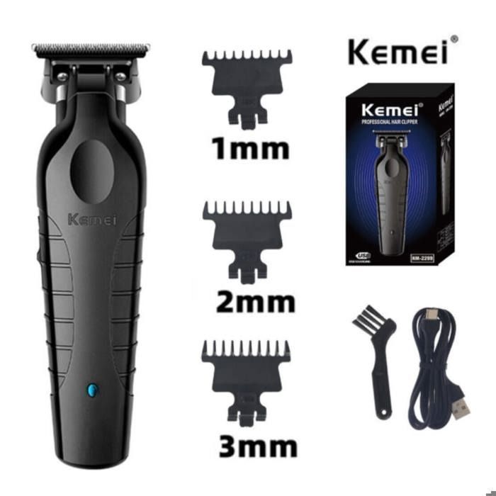 Tondeuse à cheveux - Kemei - KM-2299 - USB Rechargeable - 5W - 180 min autonomie