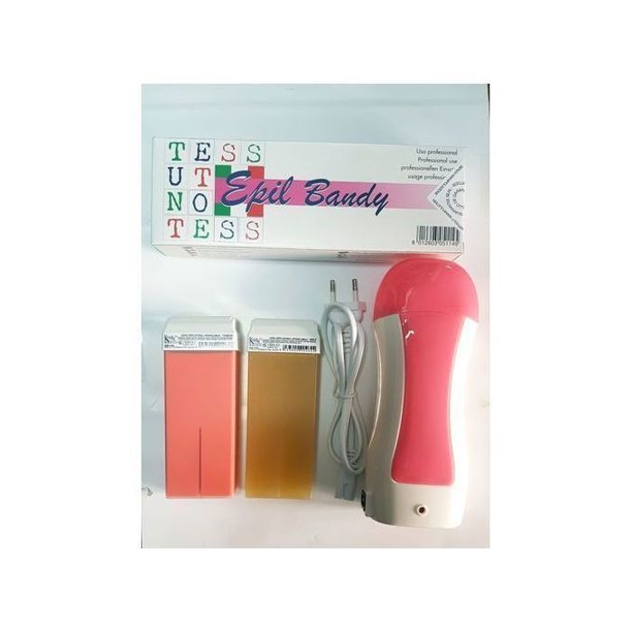 Pack cire : Appareil + 2Rech cire 100p Bandes Epilatoires