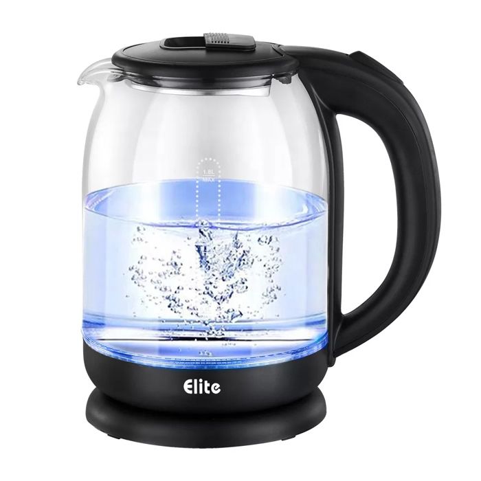Bouilloire électrique en verre 1,8L Elite