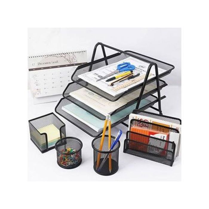 Express 5 accessoires Rangement bureau Idéal,Métal Noir