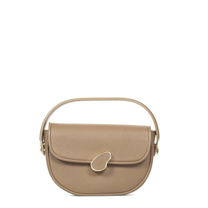 OLGA- Sac a main demi lune Kaki