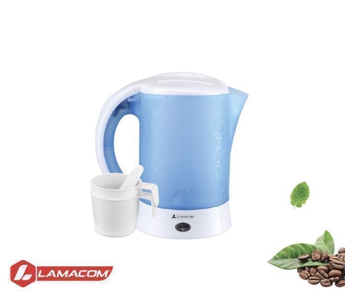 Bouilloire électrique portable en plastique 0,6L