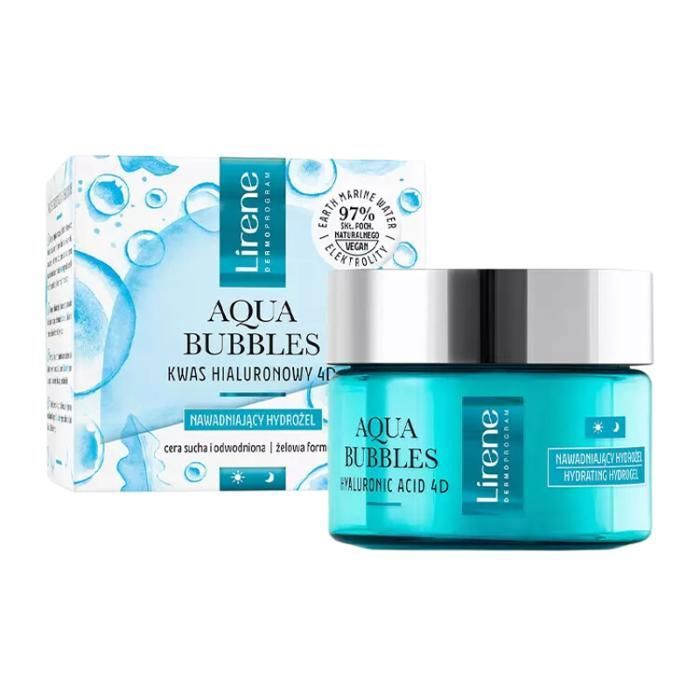 GEL CRÈME VISAGE JOUR & NUIT ACIDE HYALURONIQUE (Bubble) LIRENE
