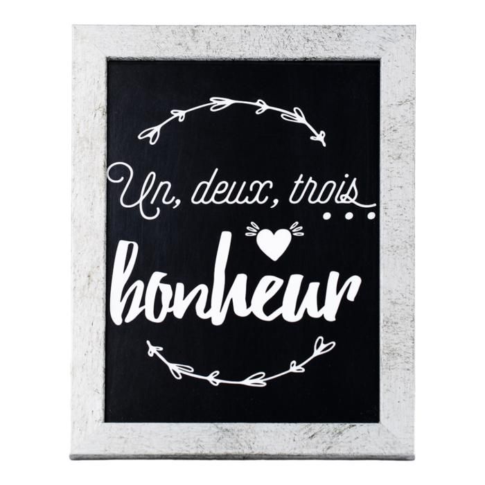 Cadre Photo - PASSION - Zeyna Silver Rock - 13x18cm - Argenté - Bois massif - Design contemporain