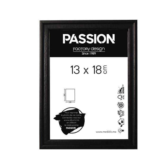 Cadre Photo - PASSION - LEA - 13x18cm - Élégance Chic - Couleur Aléatoire