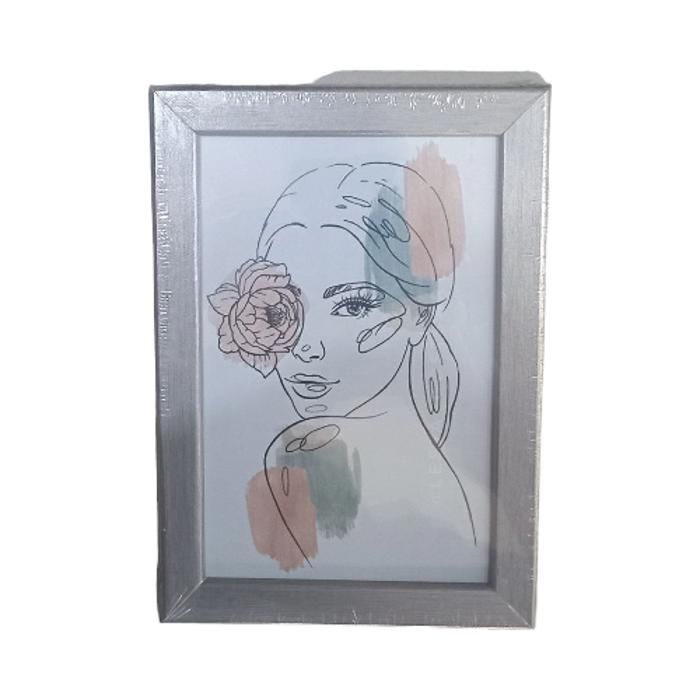 CADRE PHOTO ZEYNA - 10X15CM - ARGENT