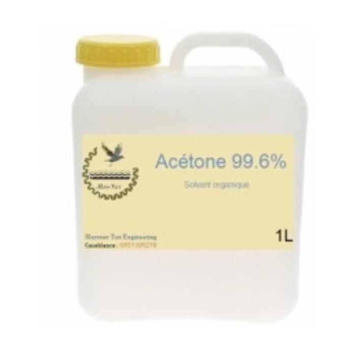 1 Litre d'acétone 99.6%