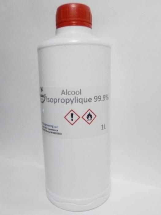1Litre d'alcool isopropylique 99.9% ou IPA99.9%