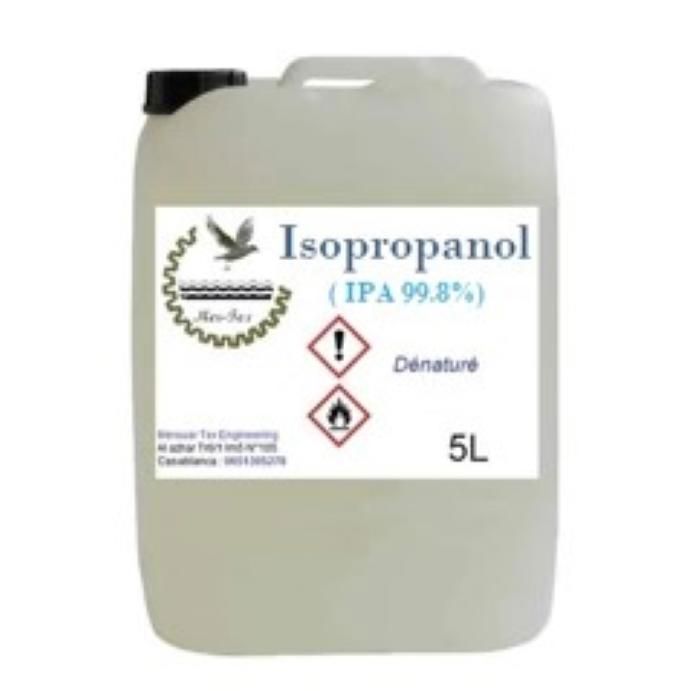 5Litres d'alcool isopropylique 99.9% (IPA)