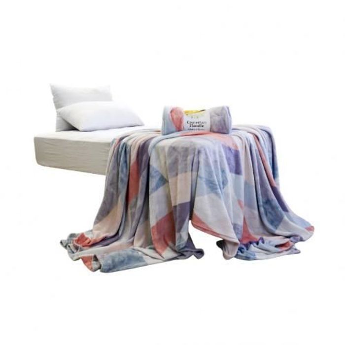 DWIRTY – Couverture imprimée Tradi en flanelle – Format 1 place 160x220 cm