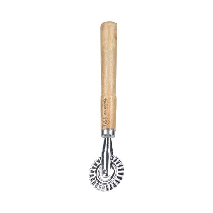 Roulette à pâte - Non spécifié - Manche en bois - Taille généreuse - Durable - Confortable