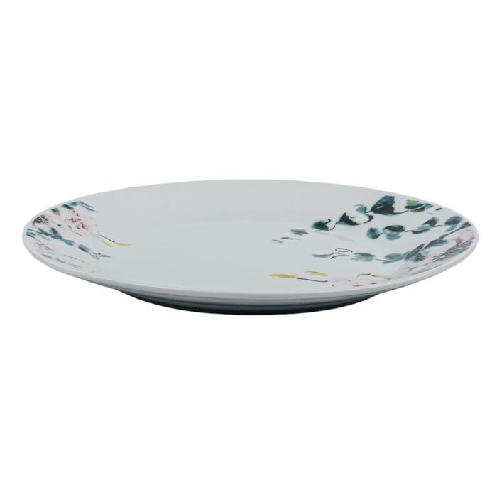 Assiette Dessert 19 cm en Porcelaine Rizière – Motif Aléatoire (Réf. AU22109)