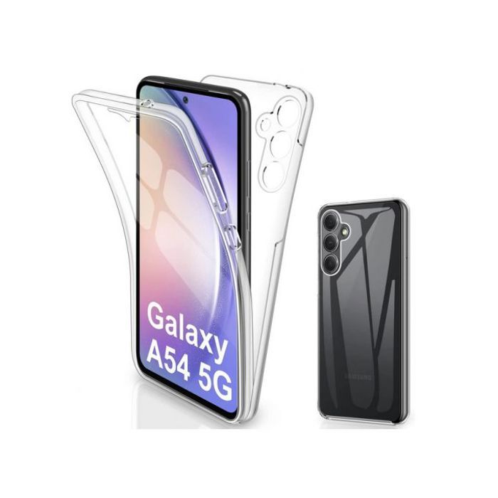 Coque 360 degrés intégrale pour Samsung Galaxy A54 5G Transparente
