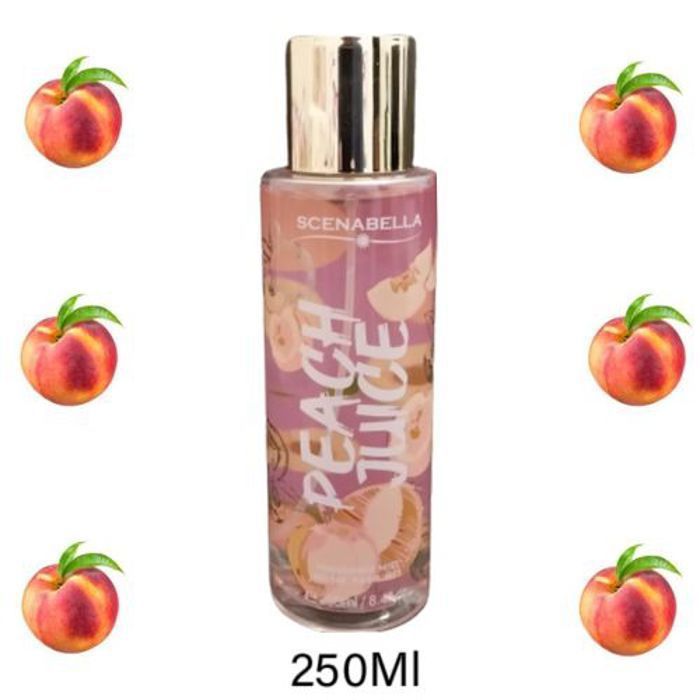 Spray pour le corps femmes, Brume parfumée fragrance Pêche pour le corps .