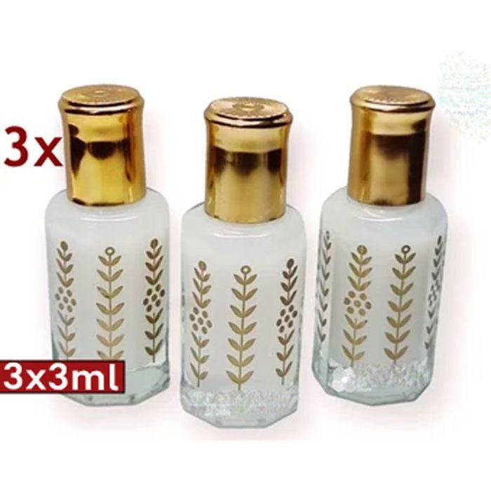 LOT 3 Musk Al-tahara 100% Pur Et Concentré Pour Unisexe 3ml