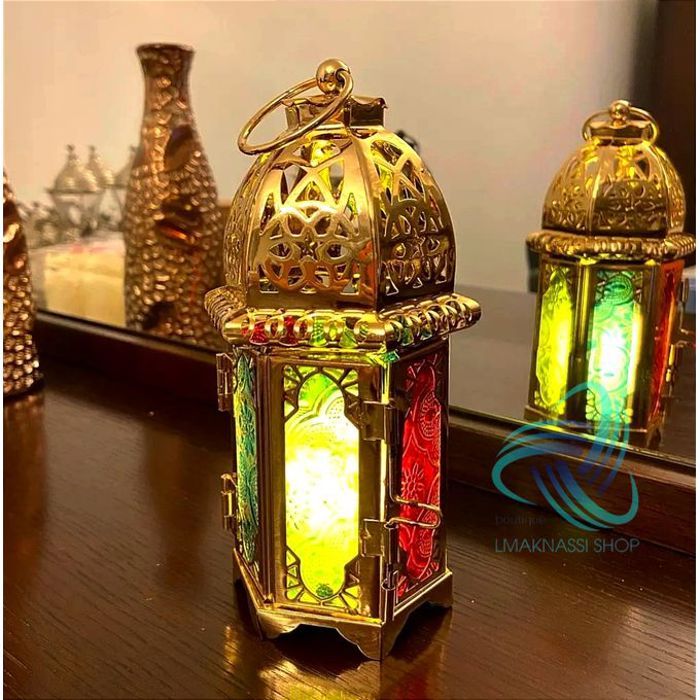 Lampe traditionnel Marocain jolie décoration FANOUS DECORATIF