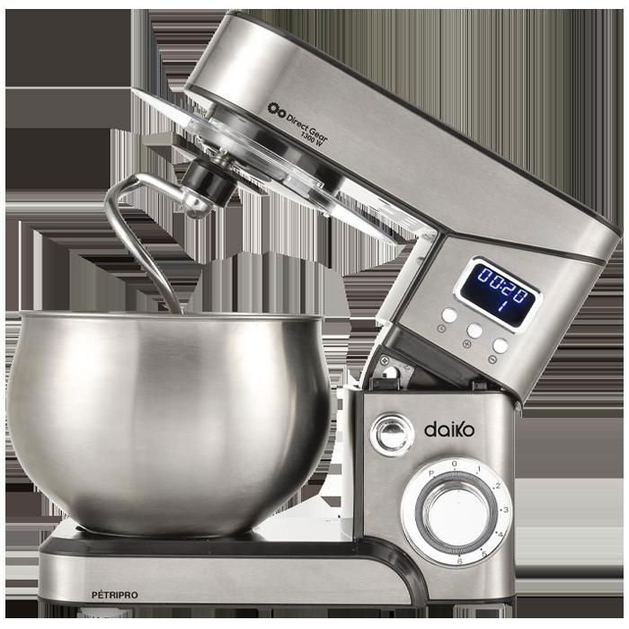 Pétrin digital 6L en acier inoxydable