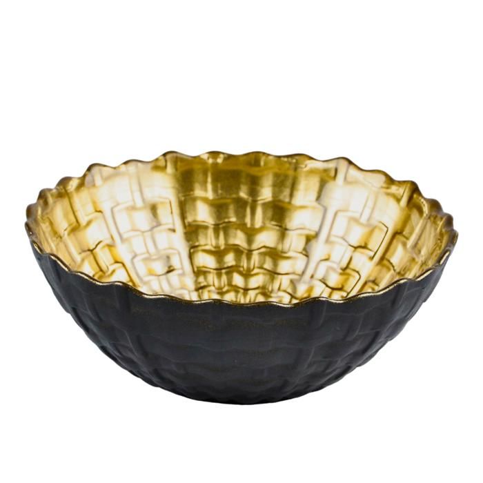 COUPELLE WICKER2 12CM HEREVIN GOLD-SILVER-BRONZE