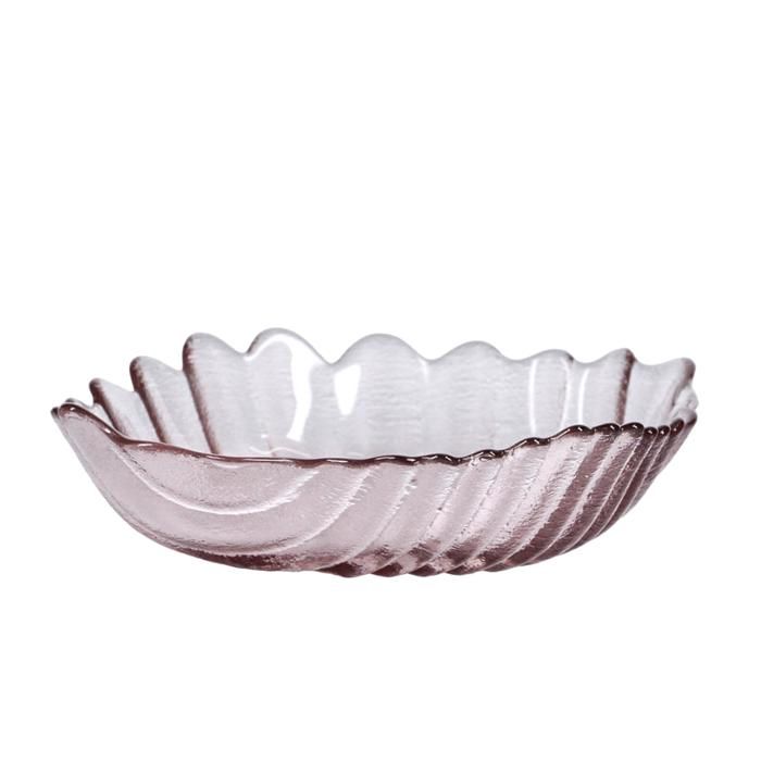 SALADIER EN VERRE 14,95X13,9X3,4CM COULEUR GRIS