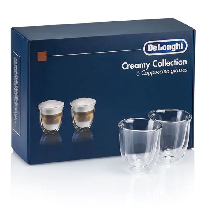 6 Verres thermiques - Delonghi 190ml