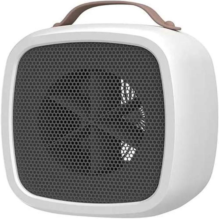 Mini Chauffage Portable - 10.1x14.1x14.2cm - Blanc