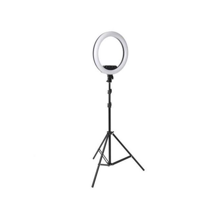 Ring Light 33 cm avec Tripod 210 cm avec télécommande pour les youtubers