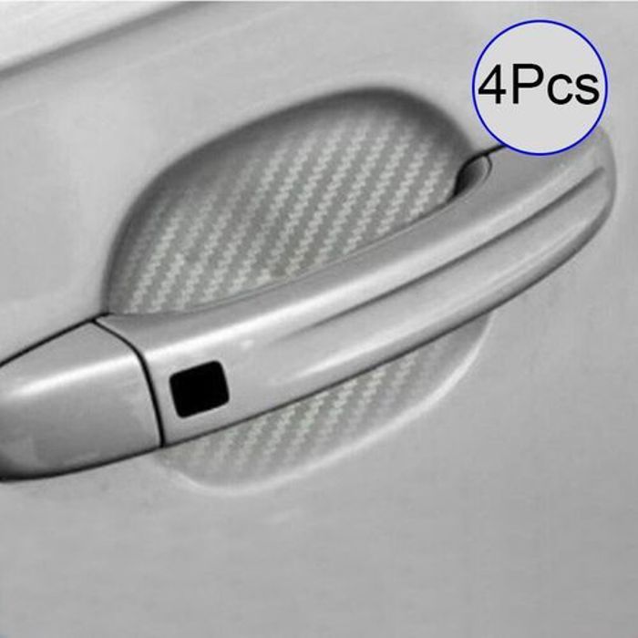 4 adhésif Gris de protection anti rayure pour poignée de voiture