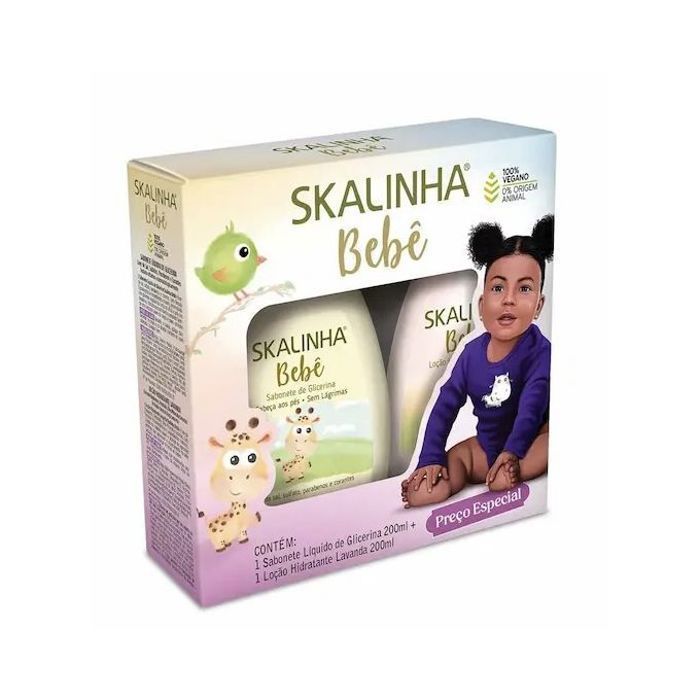 SKALINHA LOTION HYDRATANTE ET GEL DOUCHE LAVANDE - 200ml