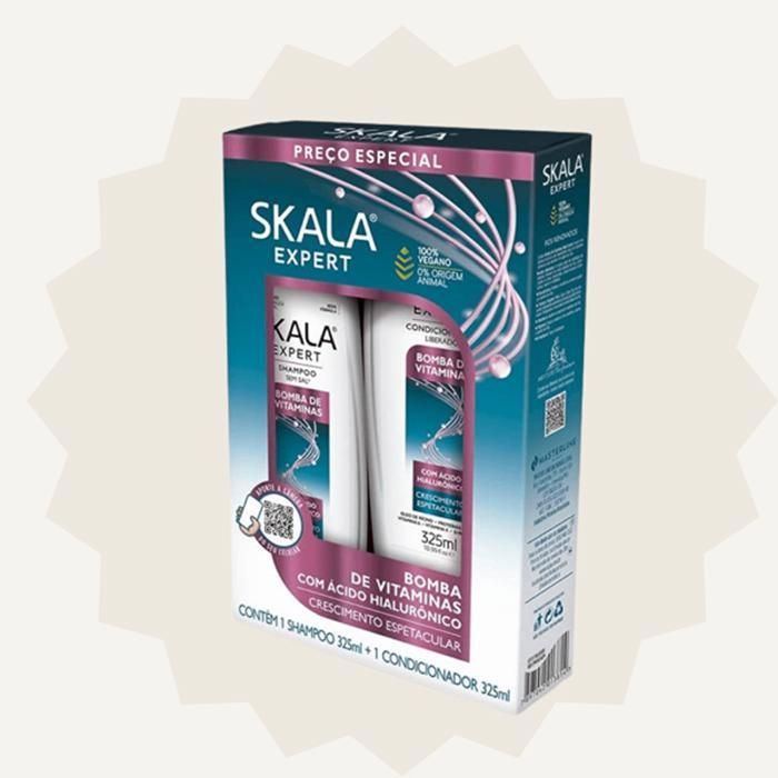 SKALA BRASIL SHAMPOING + APRÈS-SHAMPOING À BOMBE DE VITAMINES
