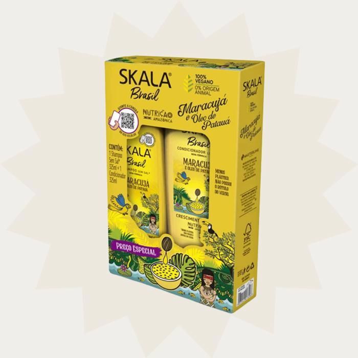 KIT SHAMPOO + CONDITIONER FRUIT DE LA PASSION ET HUILE DE PATAUÁ