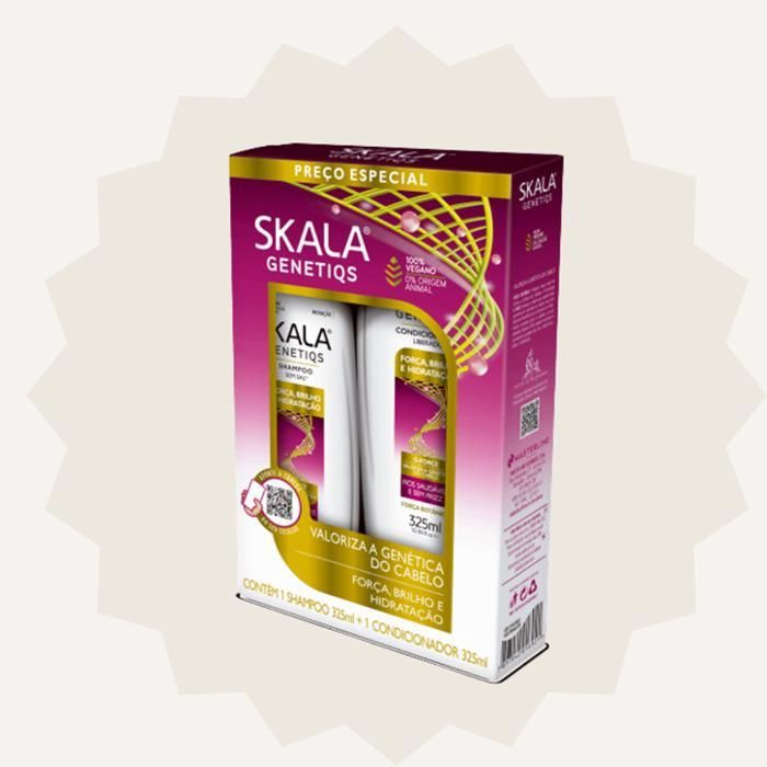 SKALA BRASIL SHAMPOING + APRÈS-SHAMPOING Genetiqs (brillance et hydratation) génétique
