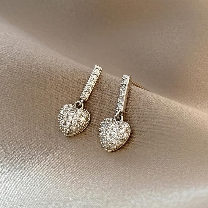 Clémentine Paris Boucles d'oreilles en forme de cœur - OS024
