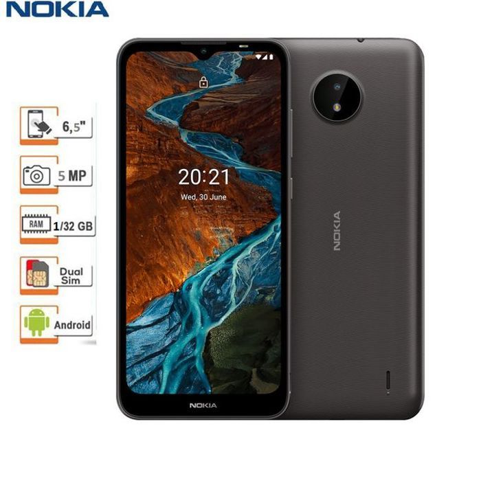Nokia C10 Telephone 6.5"HD 3G+ 32Gb Ram1Gb-Double SIM 3000mAh-5MP