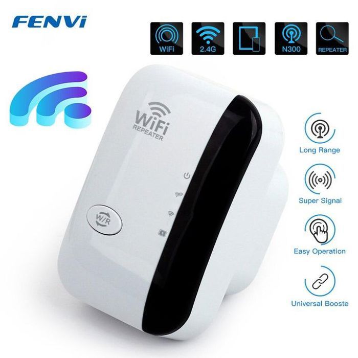 Répéteur WiFi sans fil 300Mbps extension WiFi à distance amplificateur WiFi stérilisation 11N répéteur WiFi amélioration Wi Fi