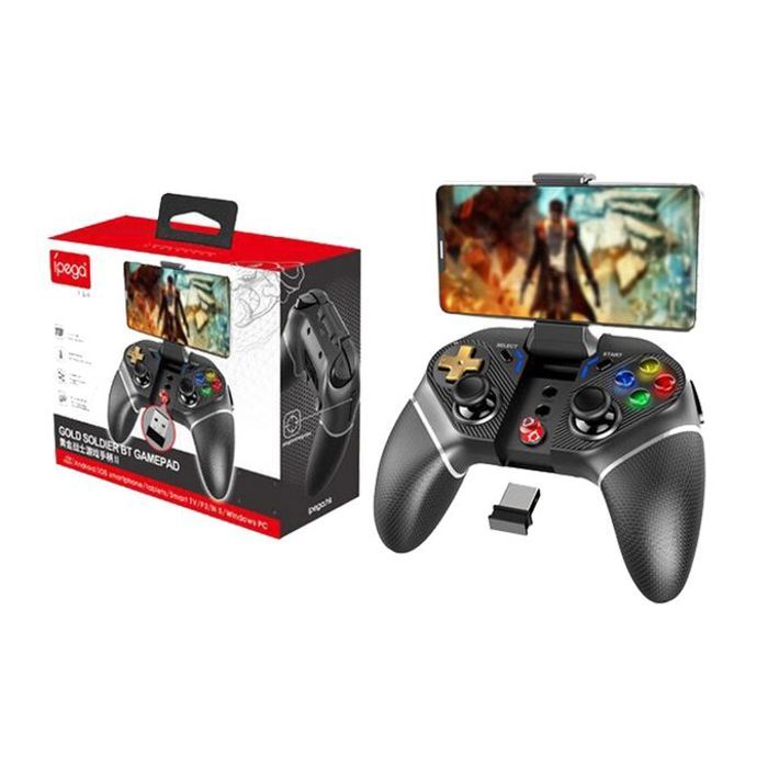 Ipega manette de jeu sans fil PG-9218 Joystick Bluetooth5.0 Usb avec Support pour tous smartphones