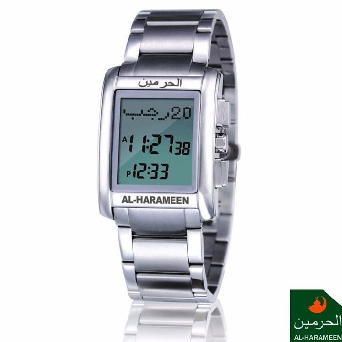 al harameen Montre musulmane HA-6208 Qibla Azan Adane pour la prière islamique