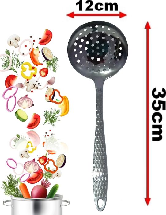 Louche écumoire passoire louche perforé en acier inoxydable