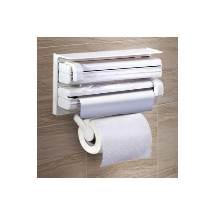 SUPPORT POUR SERVIETTES ET FILMS 3 EN 1