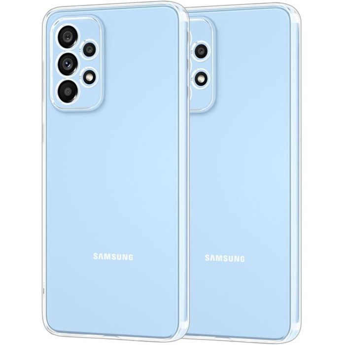 Coque pour Samsung Galaxy A33 5G Silicone Liquide Protection - transparent