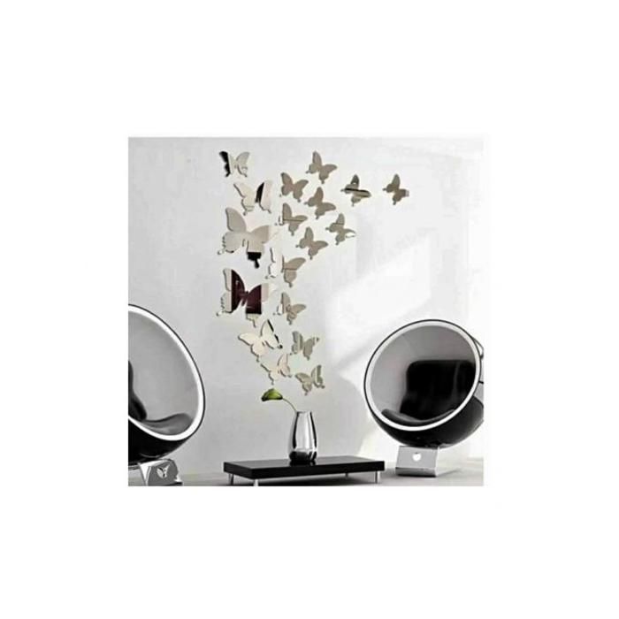 Miroirs papillons-10 pièces