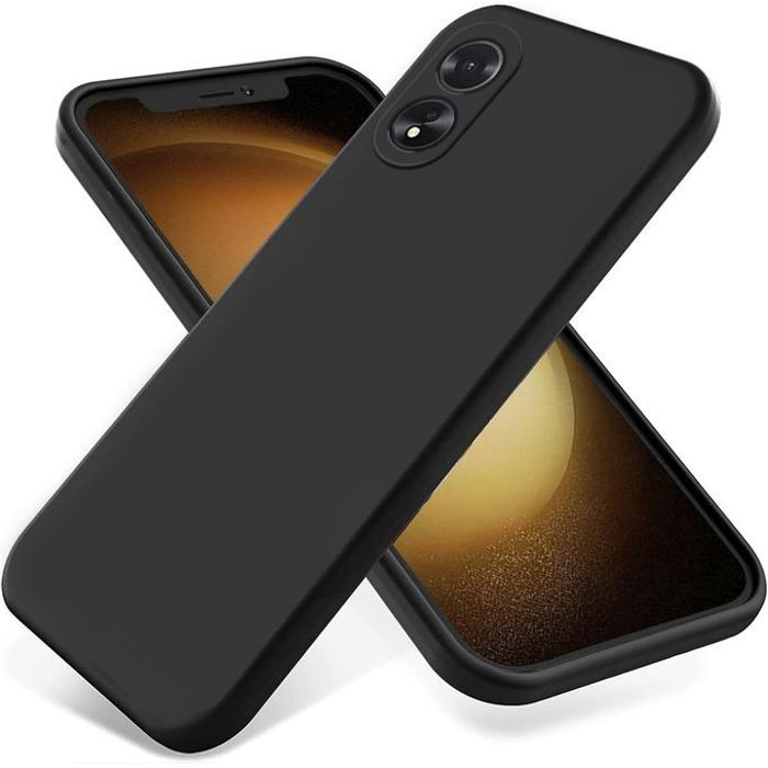Pochette Silicone pour oppo A78 4G : noir