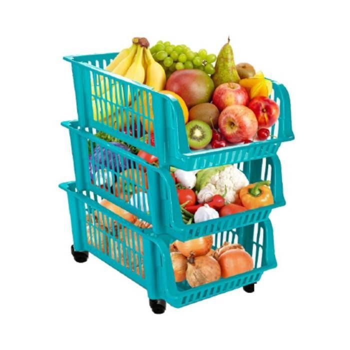 Etagere A Legumes Rectangulaire 3 Niveaux