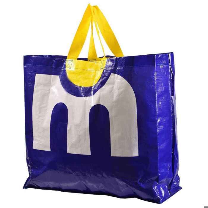 Sac Lamine Tisse 45X50X17Cm Logo Marjane
