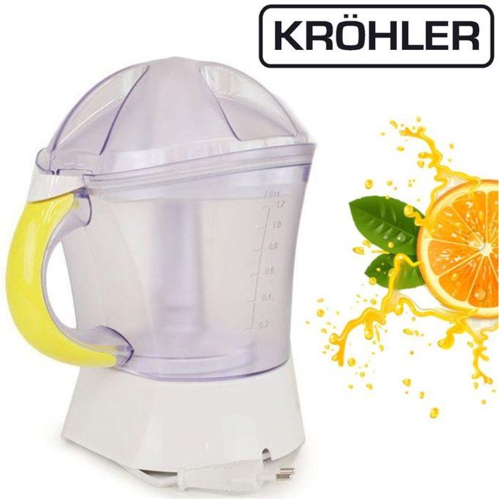 Presse-agrume Kröhler - 1,2L - 40W Noir